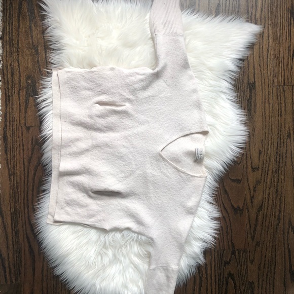 Babaton White Wool Top